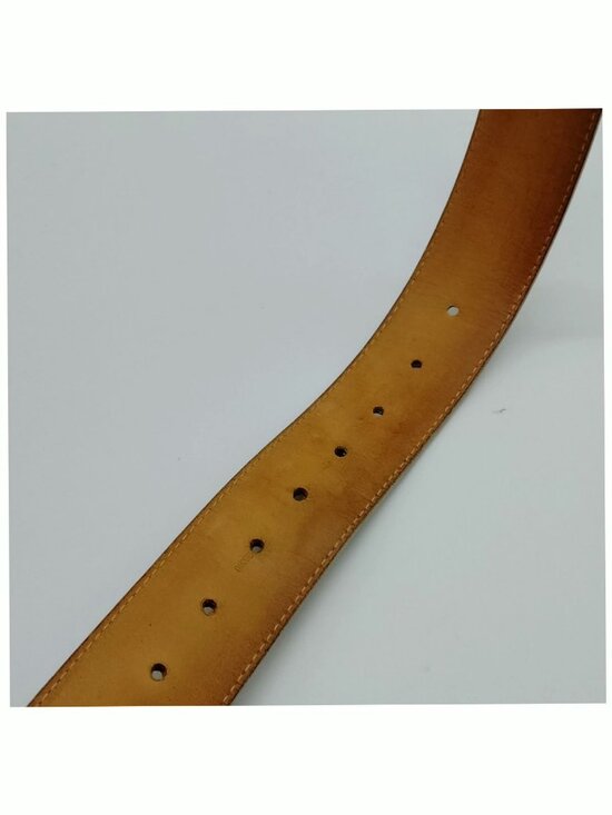 Louis Vuitton Damier Azur LV Initiales Belt Gold Buckle Luxury Designer Belt main image 4